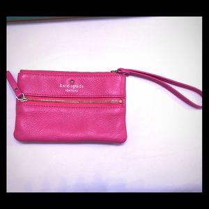 Pink Kate Spade Wristlet